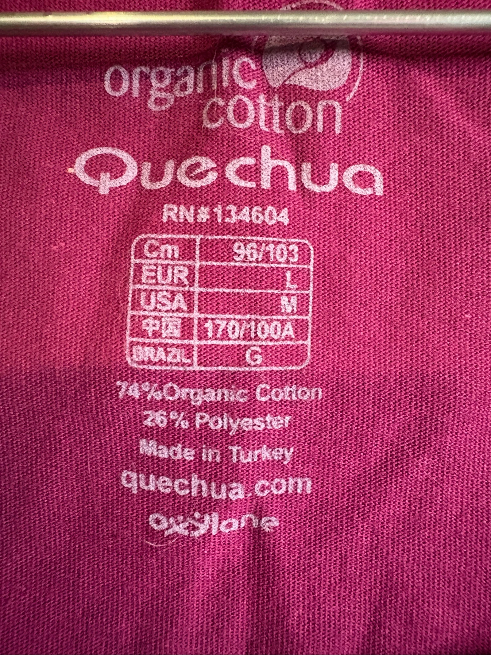 Débardeur Quechua de Decathlon rosa fuchsia T.L 40/42 – photo 3